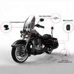 BULLETHD BIKER PRO WiFi, 1080P Water Resistant Action Camera Motorcycle DashCam Novatek 96655. CMOS AR0330 HDR. 12V to 5V Power Converter included